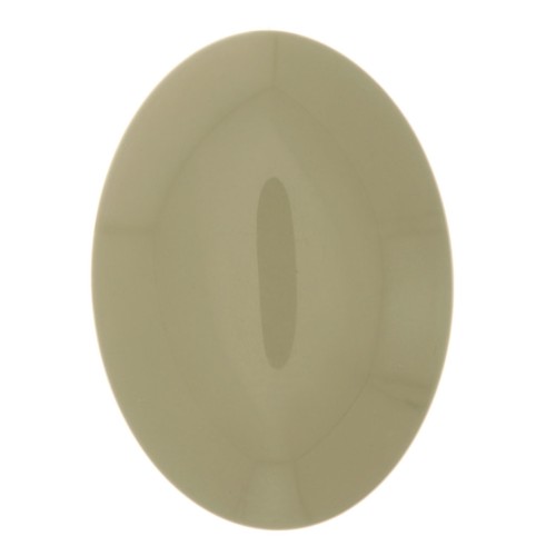 Cabochon ovale en résine opaque 25x18 mm - Vert de gris x1