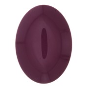 Cabochon ovale en résine opaque 25x18 mm - Aubergine x1