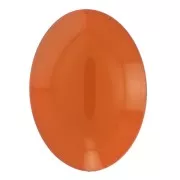 Cabochon ovale en résine 25x18 mm - Ambre x1