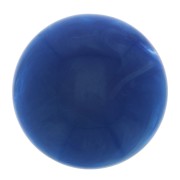 Cabochon rond en résine opaque 14 mm - Bleu royal marbré x1|raw }}