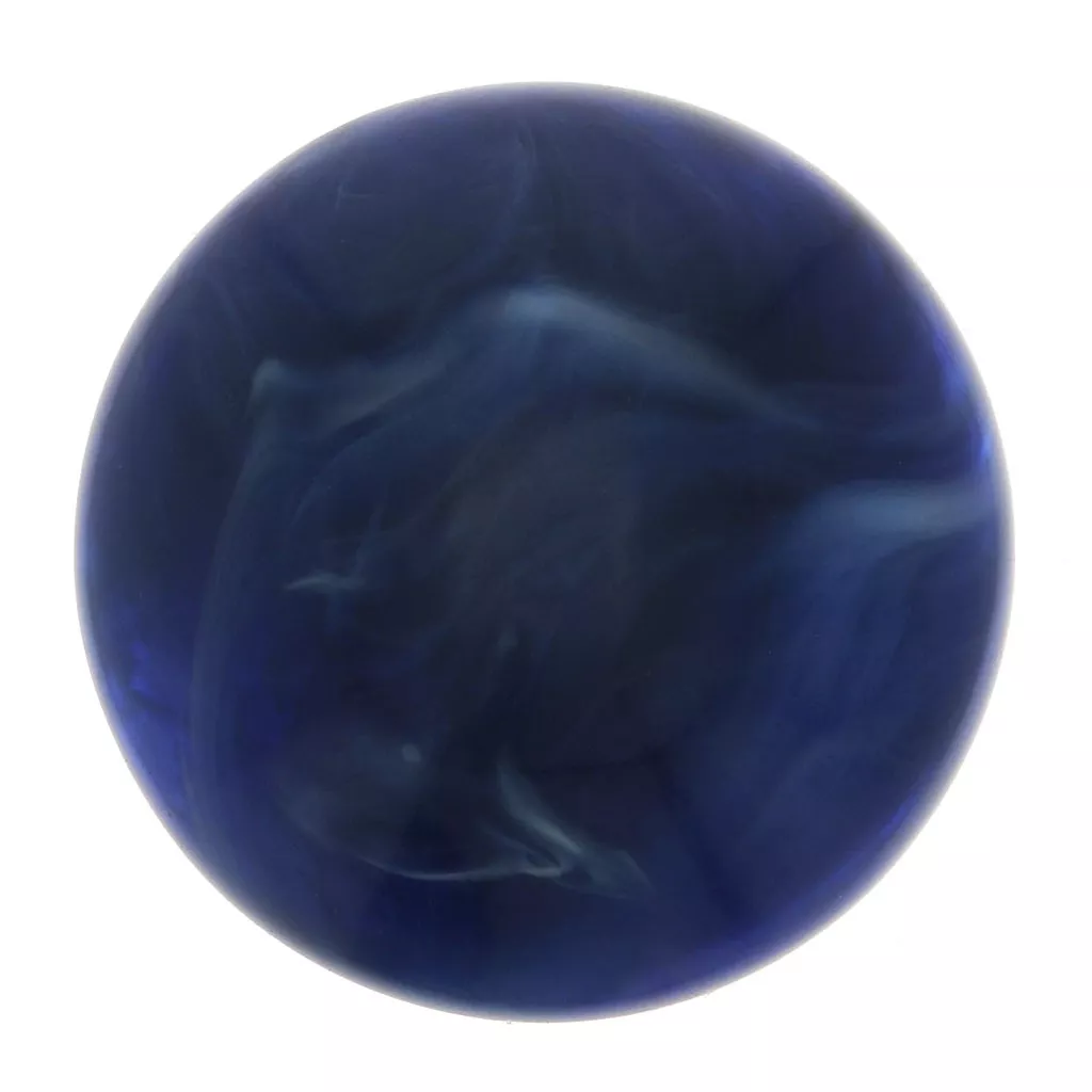 Belle Broche Vintage Années 50/60 Avec Cabochon Bleu Marbré - Or 3287