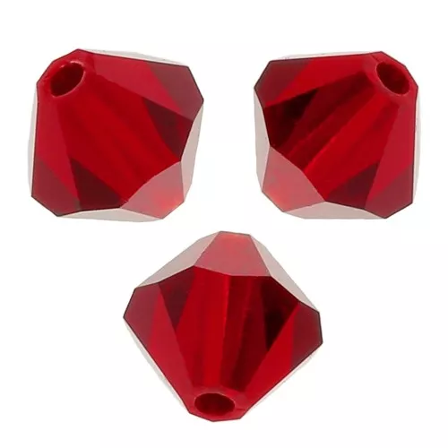 Perles toupies Preciosa - Rondelle Bead 4 mm - Light Siam x30
