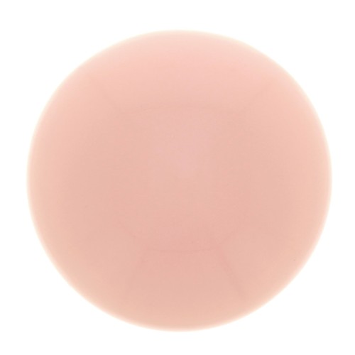 Cabochon rond 14 mm en résine opaque - Rose clair x1