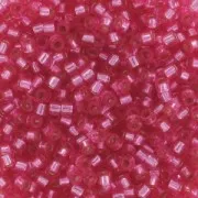 Miyuki Delica 11/0 DB1338 - Dyed Silver lined Rose x8g