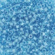 Miyuki Delica 11/0 DB0905 - Sparkling Blue Lined crystal x8g