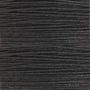 Coton ciré 1 mm - Noir x5m