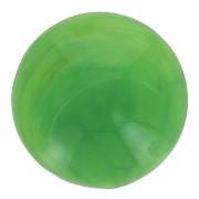 Cabochon rond 18 mm en résine opaque - Vert marbré x1