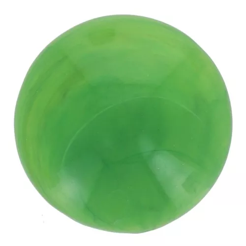 Cabochon rond 18 mm en résine opaque - Vert marbré x1