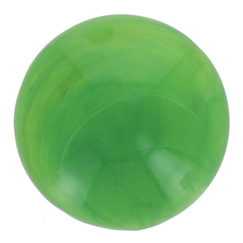 Cabochon rond en résine opaque 18 mm - Vert marbré x1