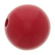 Perle en résine opaque 10 mm Rouge foncé x1|raw }}