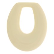 Pendentif goutte évidée en résine opaque 33x27 mm - Ecru x1