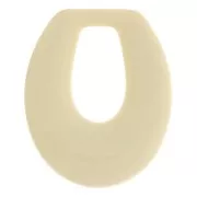 Pendentif goutte évidée en résine opaque 33x27 mm - Ecru x1