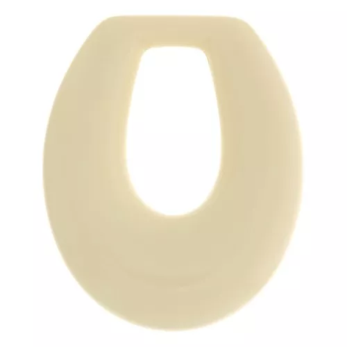 Pendentif goutte évidée en résine opaque 33x27 mm - Ecru x1