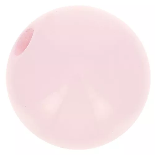 Perle en résine opaque 10 mm Light Rose x1