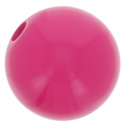 Perle en résine opaque 10 mm Fuchsia x1|raw }}
