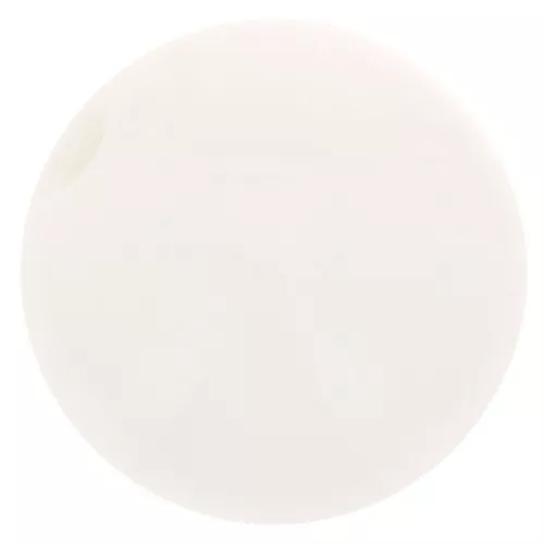 Perle en résine opaque 10 mm Blanc x1