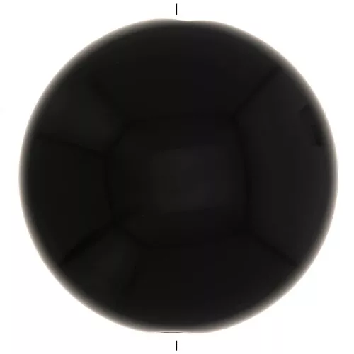 Palet rond en résine opaque 25 mm - Noir x1