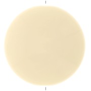 Palet rond en résine opaque 25 mm - Ecru x1|raw }}