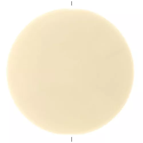 Palet rond en résine opaque 25 mm - Ecru x1
