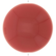 Palet rond en résine opaque 25 mm - Terre cuite x1