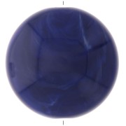 Palet rond en résine opaque 25 mm - Bleu marine marbré x1|raw }}