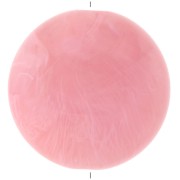 Palet rond en résine opaque 25 mm - Rose marbré x1|raw }}