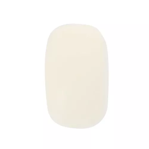 Perle rondelle en résine opaque 14x8 mm - Ecru x1