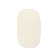 Perle rondelle en résine opaque 14x8 mm - Ecru x1