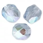 Facettes 4 mm Light Sapphire AB x50