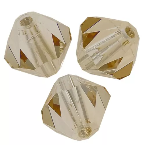 Perles toupies Preciosa - Rondelle Bead 4 mm - Crystal Honey x30