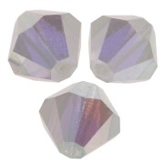 Perles toupies Preciosa - Rondelle Bead 4 mm - Crystal AB 2X x30|raw }}