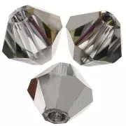 Perles toupies Preciosa - Rondelle Bead 4 mm - Crystal Volcano x30