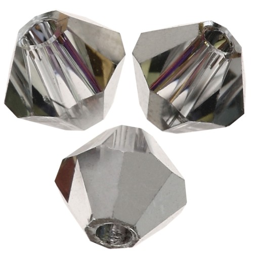 Perles toupies Preciosa - Rondelle Bead 4 mm - Crystal Volcano x30