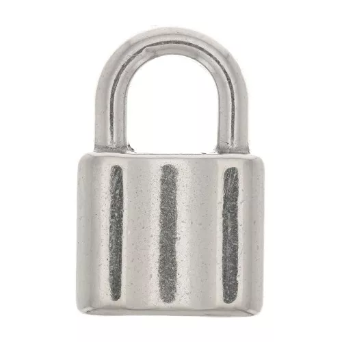 Pendentif cadenas 19x12.5 mm - Acier inoxydable 304 x1