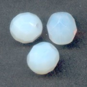 Facettes 8 mm White Opal x20