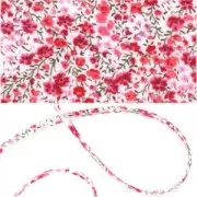 Cordon en tissu Liberty - Phoebe - Rose x1m