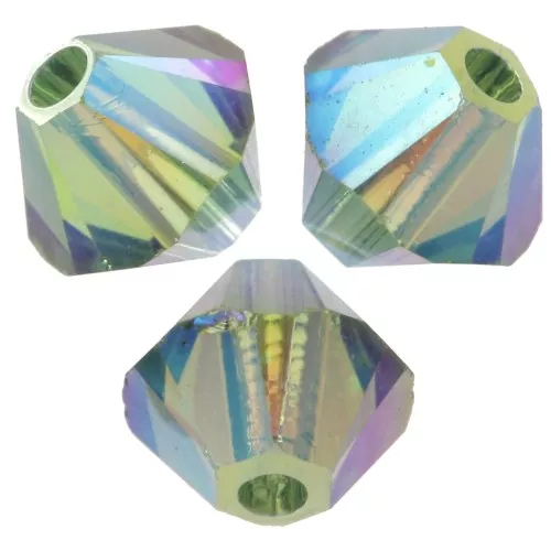 Toupies en cristal PureCrystal 5328 4 mm - Erinite AB 2X x50