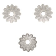 Coupelles fleurs travaillées 5.5 mm - Acier inoxydable 304 x10|raw }}