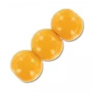 Rondes 4 mm Mandarine x20