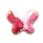 Papillon en céramique 12x15 mm Cherry marbré Irisé x1|raw }}