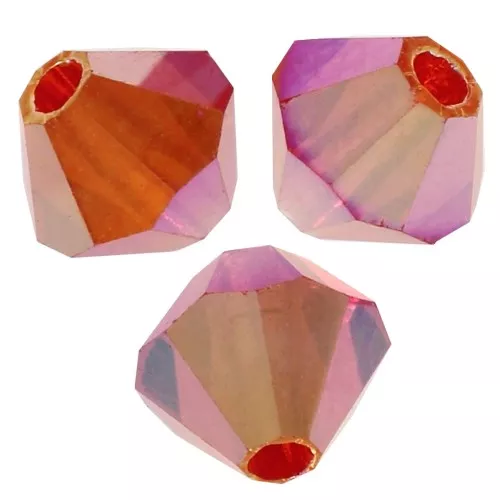 Perles toupies Preciosa - Rondelle Bead 4 mm - Hyacinth AB 2X x30