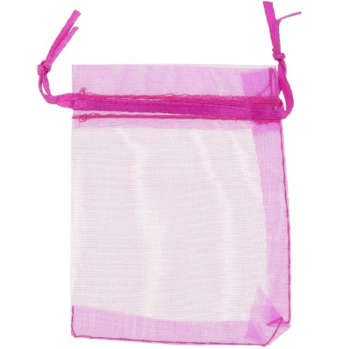 Sachets Organza 80x50 mm - Fuchsia x20