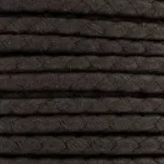 Coton ciré tressé européen 2 mm Noir x 1 m