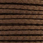 Coton ciré tressé européen 2 mm Brun x 1 m|raw }}