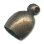 Embouts pour cordon 6 mm bronze x4