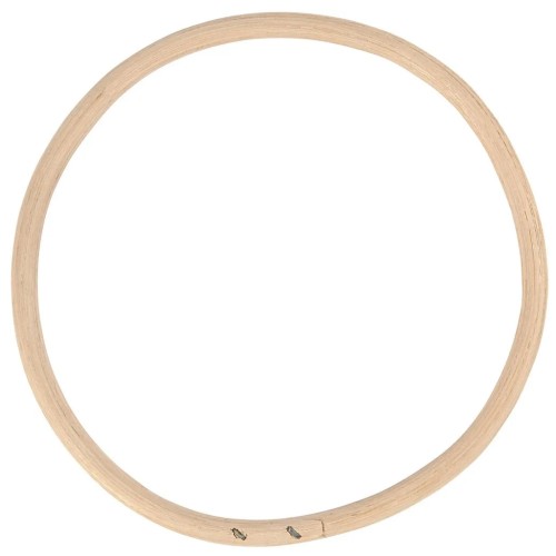 Cercle en bambou 15 cm pour attrape rêve et décoration - Naturel x1