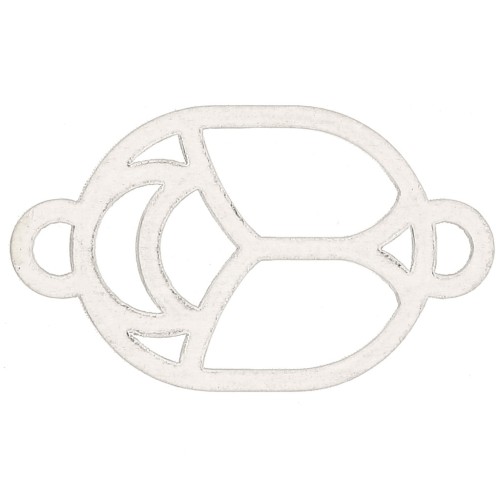 Intercalaire Scarabée évidé 12x7 mm - exclu Perles & Co - Argent 925 x1