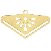 Embout tissage perles Miyuki 11/0 exclu Perles & Co Bohème 28 mm - Doré à l'or fin