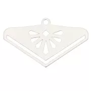 Embout tissage perles Miyuki 11/0 exclu Perles & Co Bohème 28 mm - Argenté