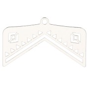 Embout tissage perles Miyuki 11/0 exclu Perles & Co Ethnique 28 mm - Argenté|raw }}